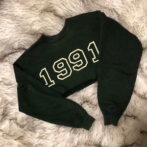 Forest Green 1991 90s sweatshirt